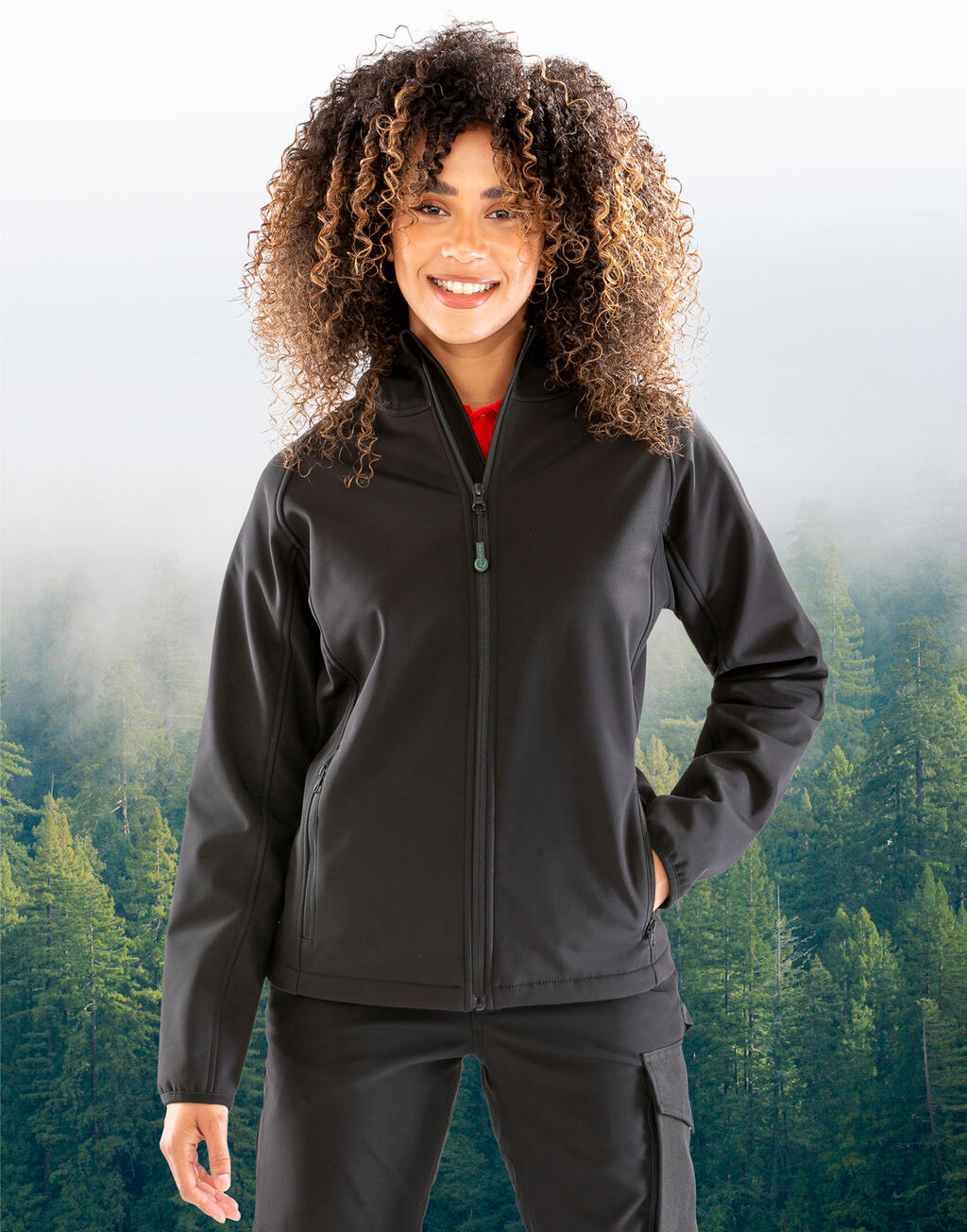 Result Recycled Women’s Recycled 3-Layer Hooded Softshell