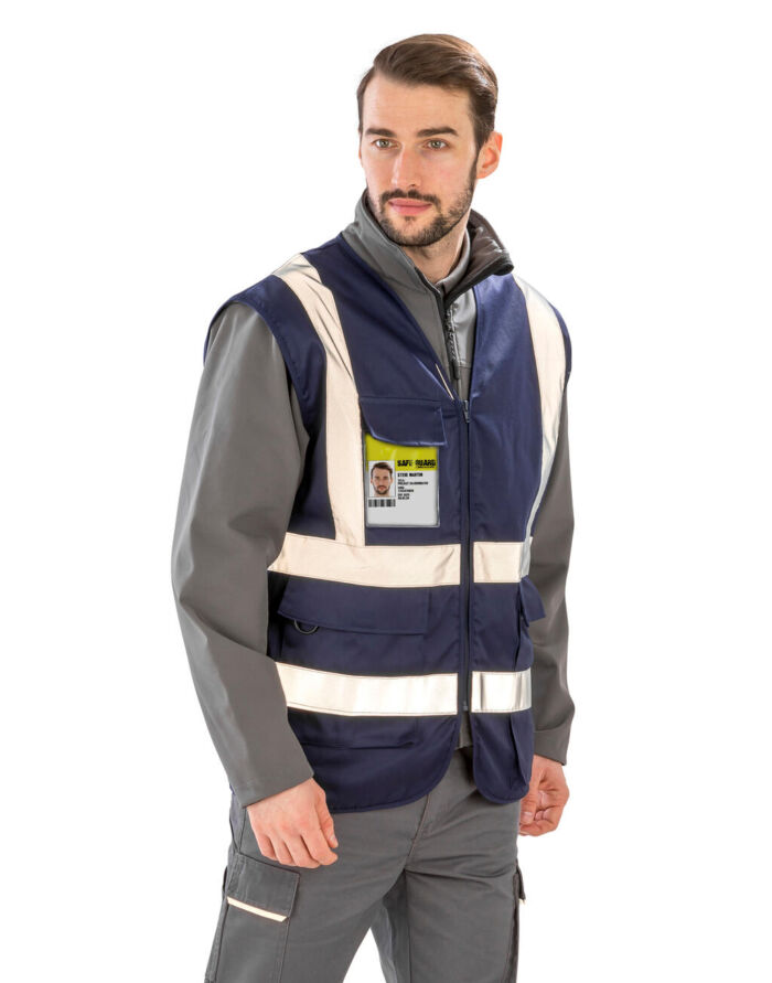 Result Safe-Guard Heavy Duty Polycotton Security Vest - Decorabel
