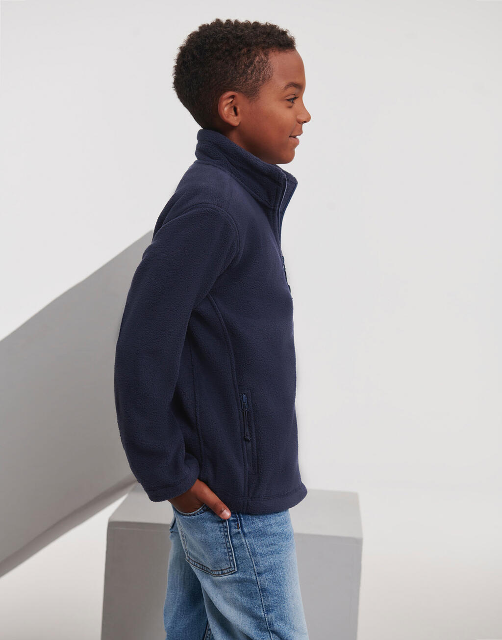 Russell Kids Full Zip Outdoor Fleece