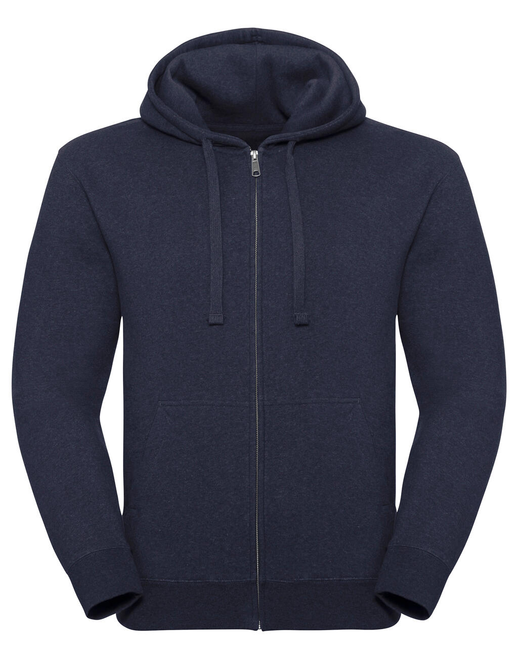 Russell Men’s Authentic Melange Zipped Hood Sweat