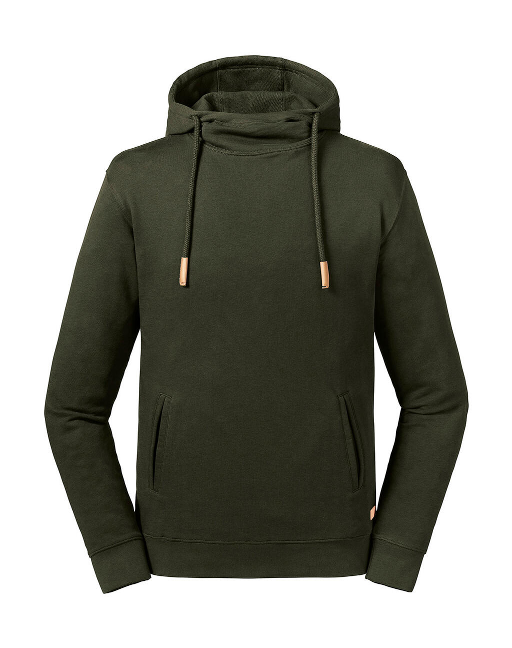 Russell Pure Organic Pure Organic High Collar Hooded Sweat