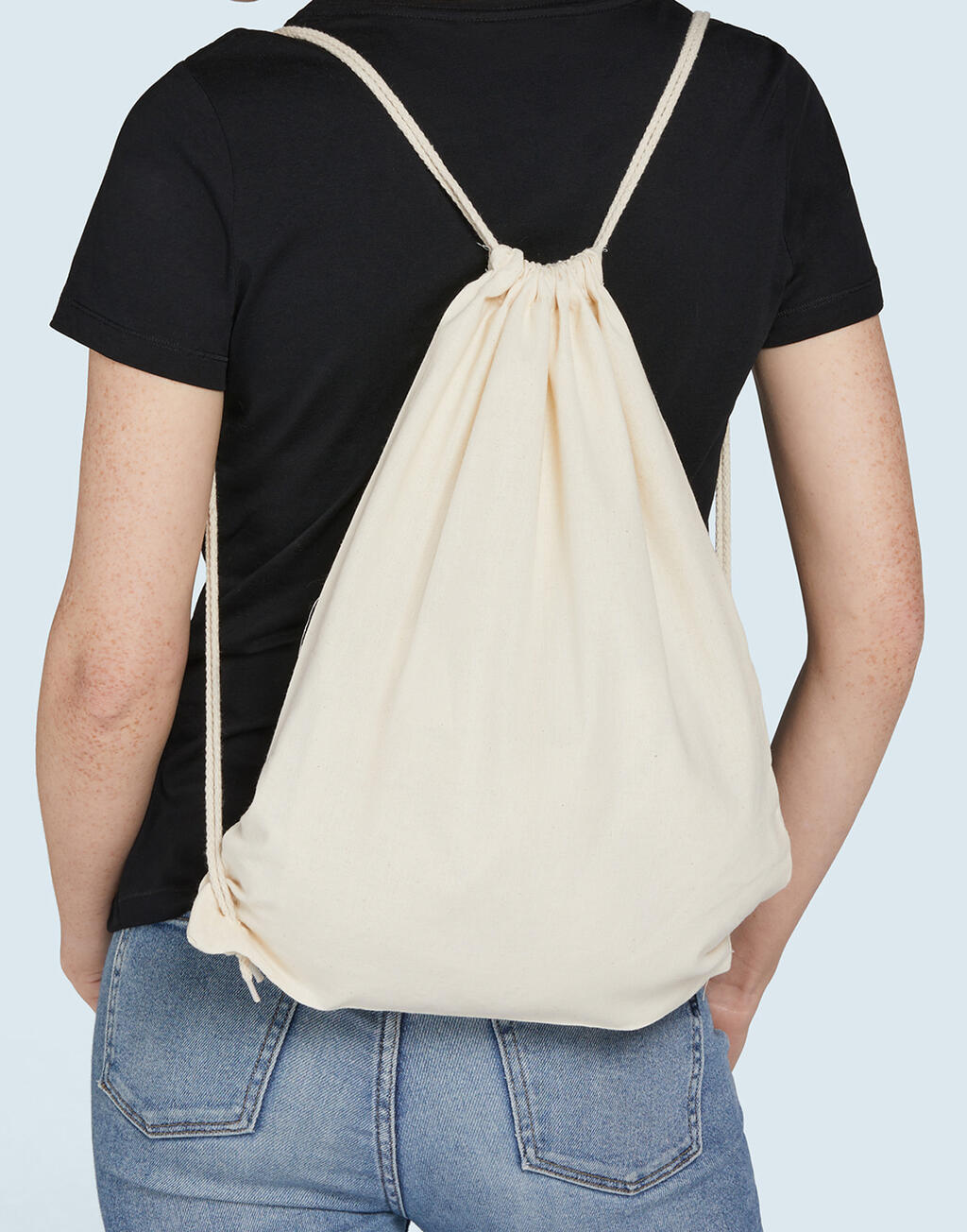 SG Accessories – BAGS Organic Cotton Drawstring Backpack