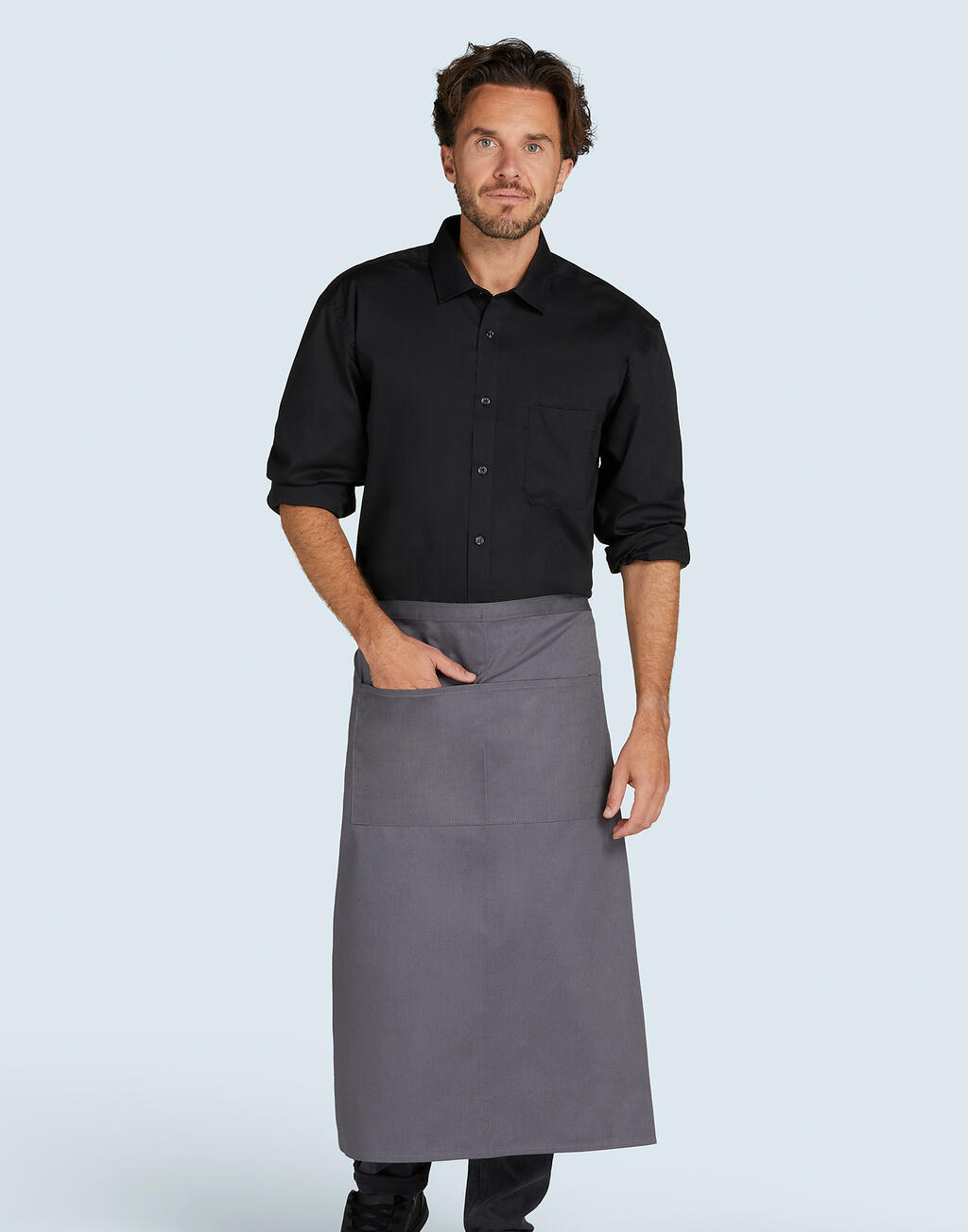 SG Accessories – BISTRO ROME – Medium length Bistro Apron with Pocket