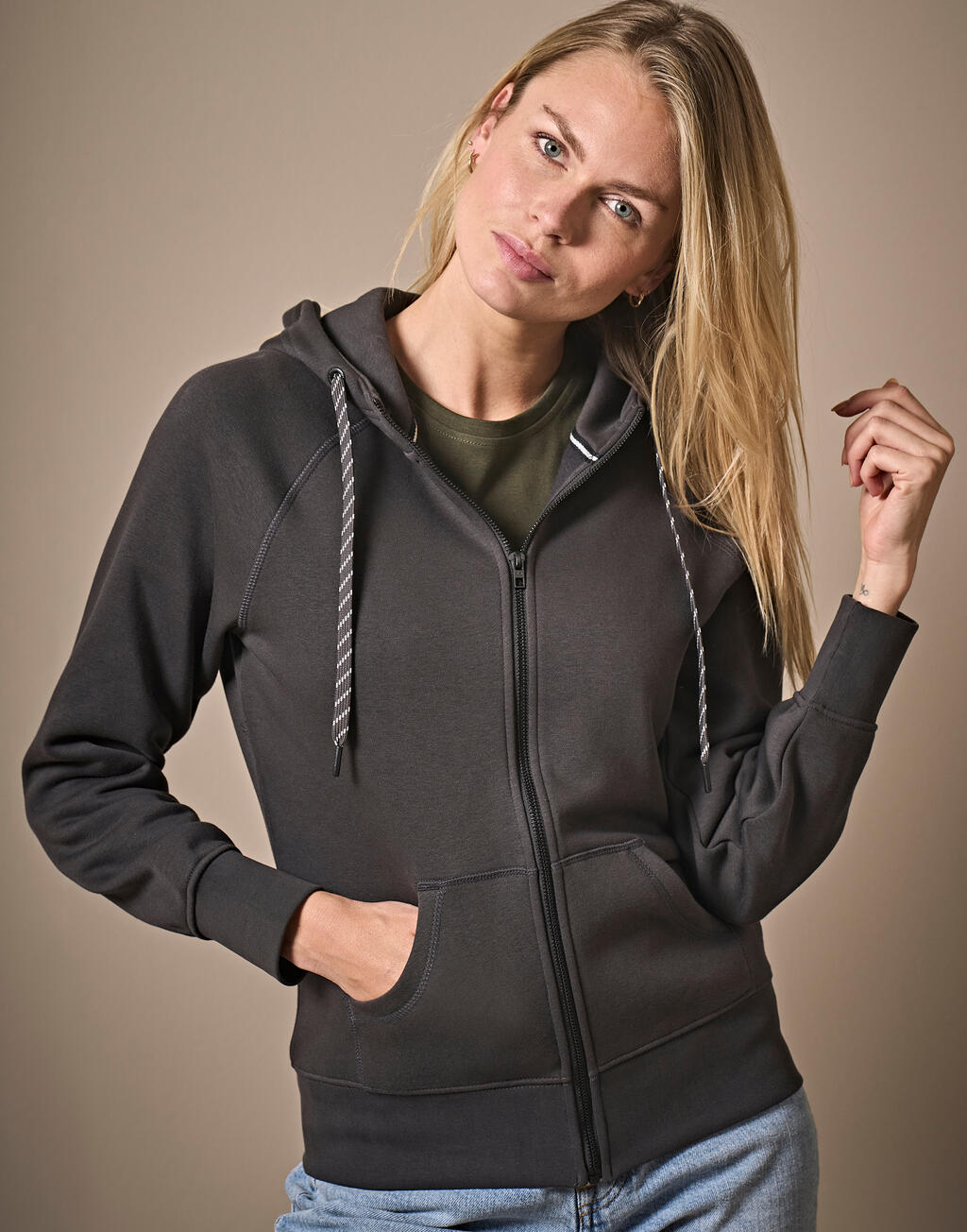 Tee Jays Ladies Fashion Full Zip Hood