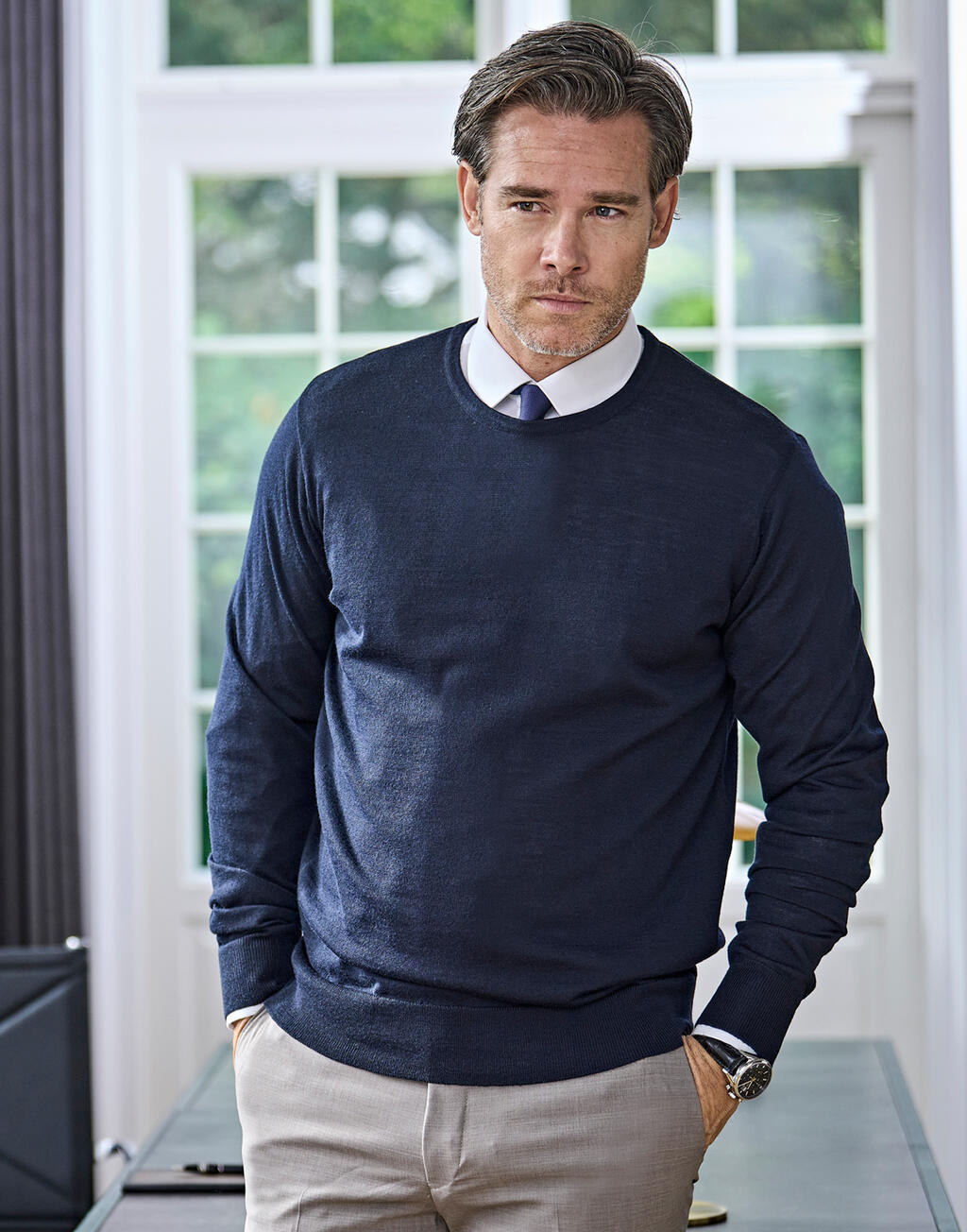 Tee Jays Men’s Crew Neck Sweater