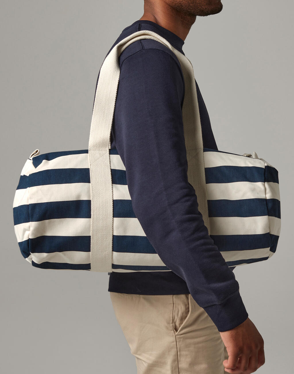 Westford Mill Nautical Barrel Bag