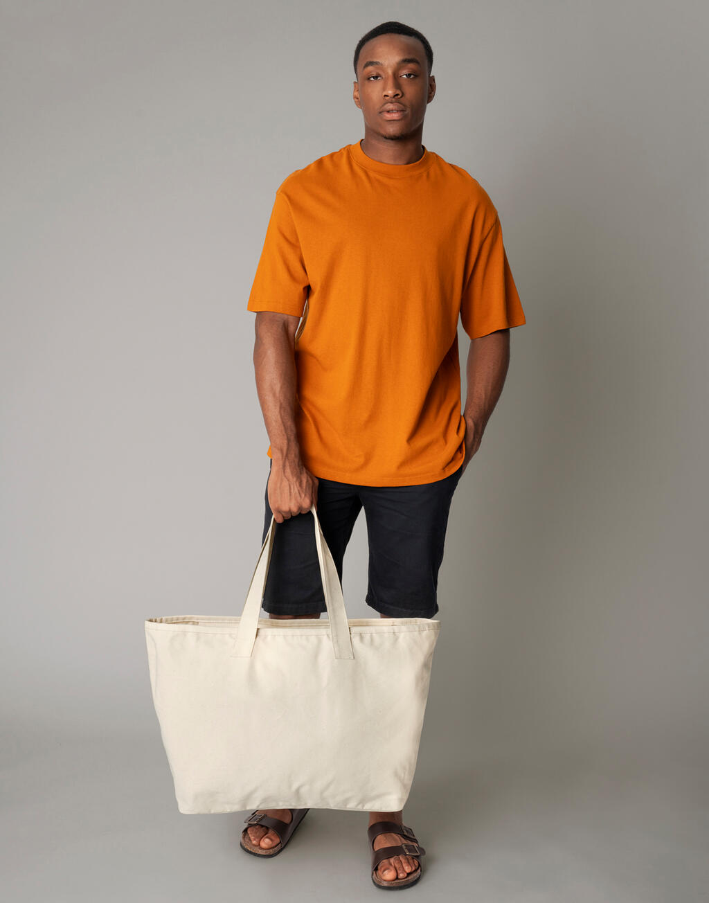 Westford Mill Oversized Heavy Duty Canvas Tote Bag