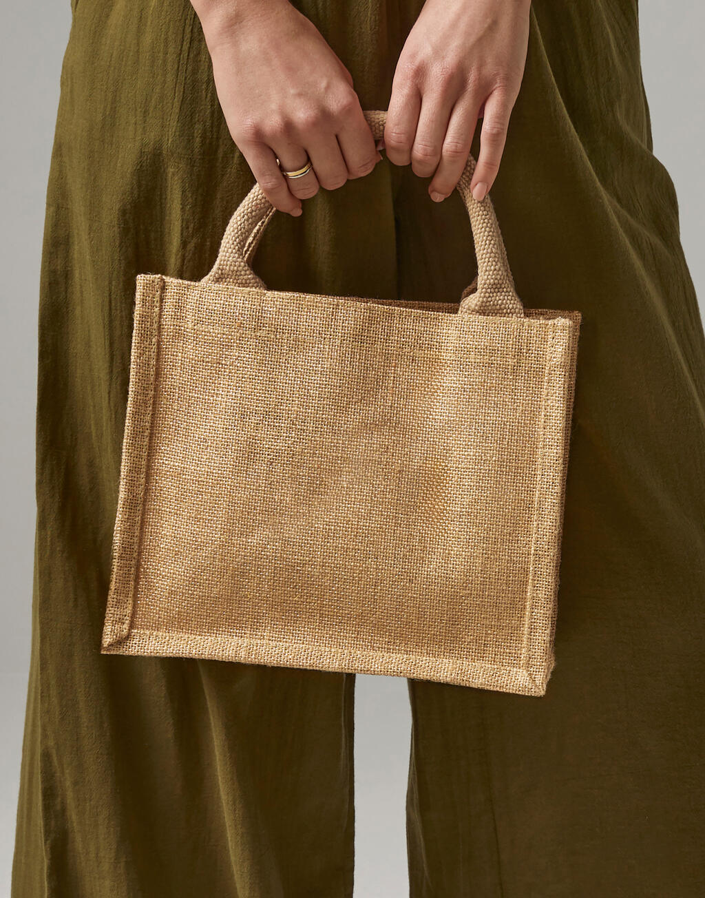 Westford Mill Shimmer Jute Mini Gift Bag