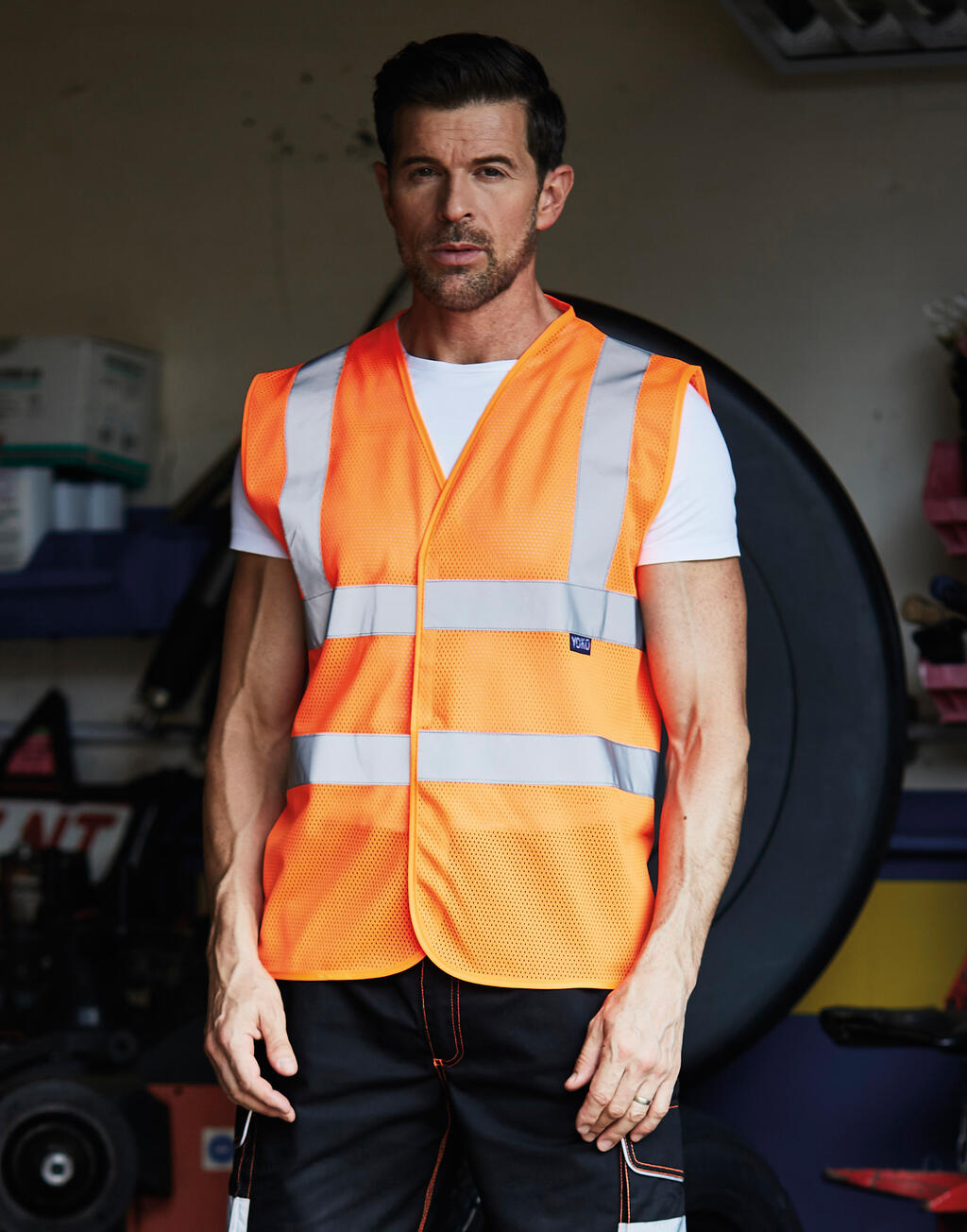 Yoko Fluo Open Mesh Waistcoat