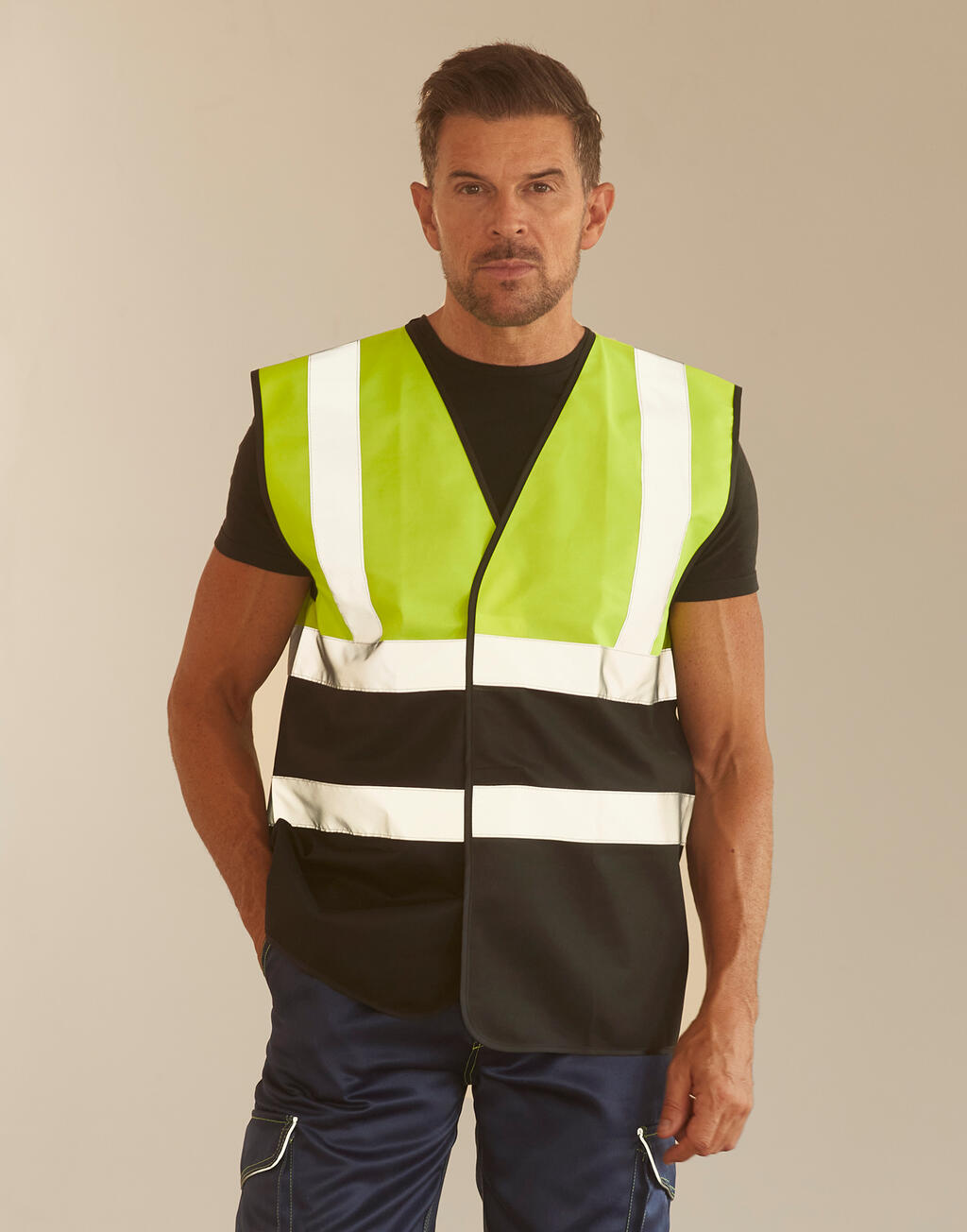 Yoko Hi-Vis Two-Tone Waistcoat