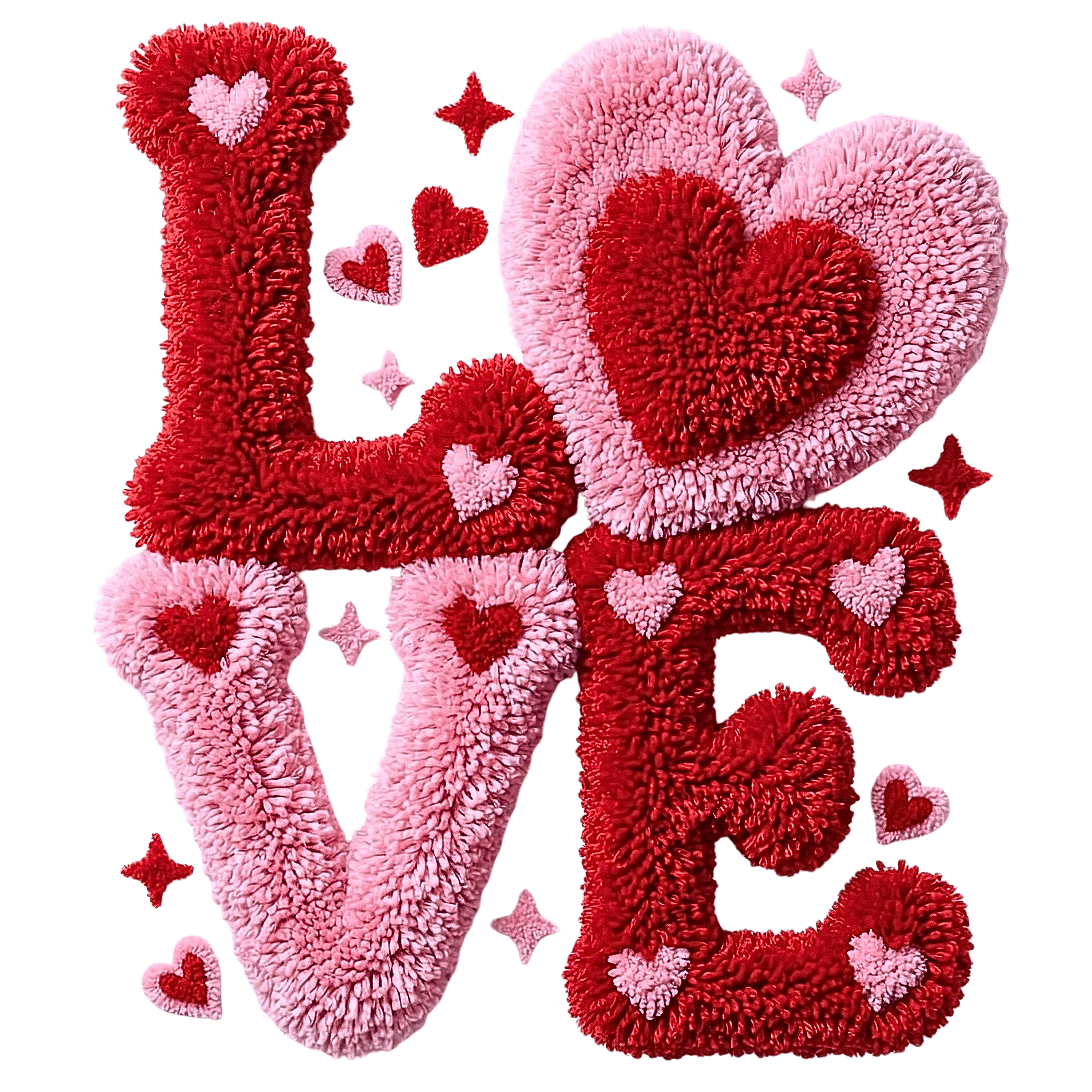 DTF Design kant en klaar – Valentine Patch V0002