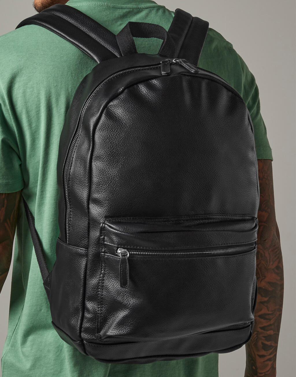 Bagbase Faux Leather Fashion Backpack