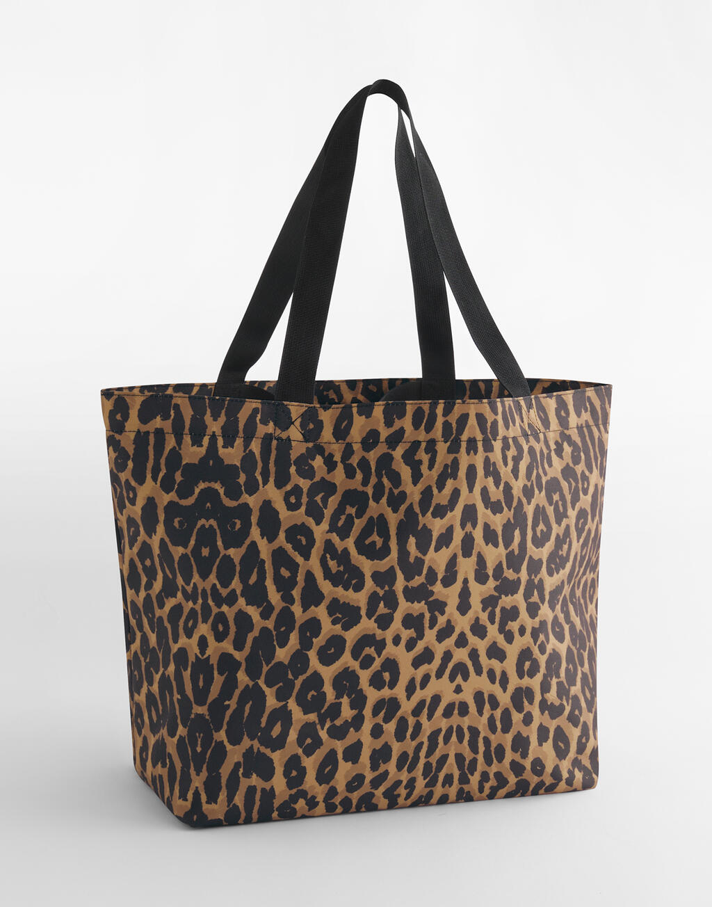 Bagbase Leopard Print Carryall Tote Bag