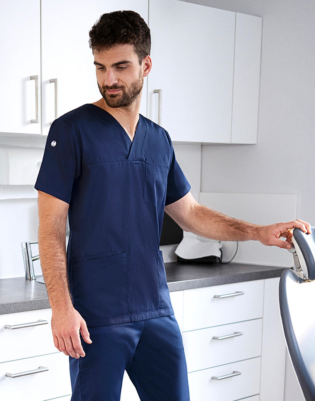 Karlowsky Men’s Slip-on Tunic Essential Short Sl.