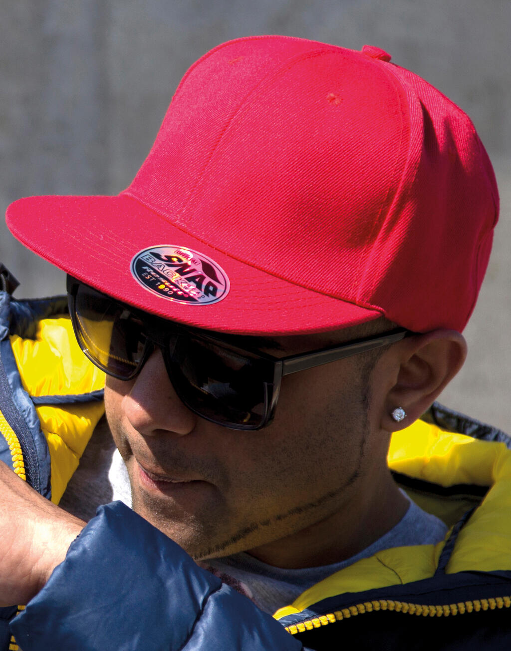 Result Headwear Bronx Original Flat Peak Snap Back Cap