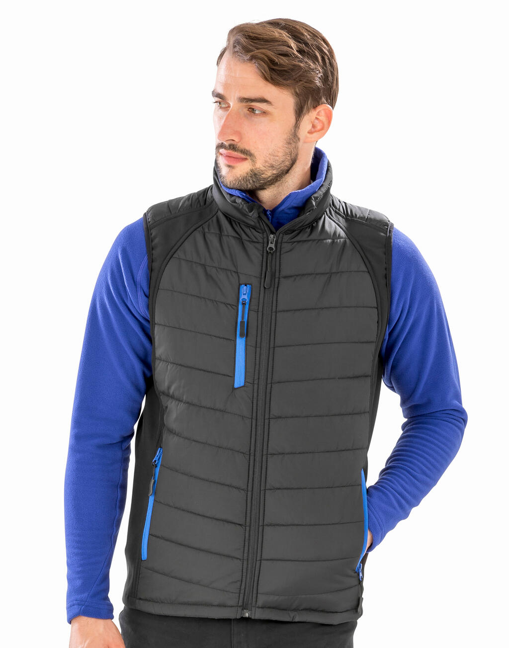 Result Recycled Compass Padded Softshell Gilet