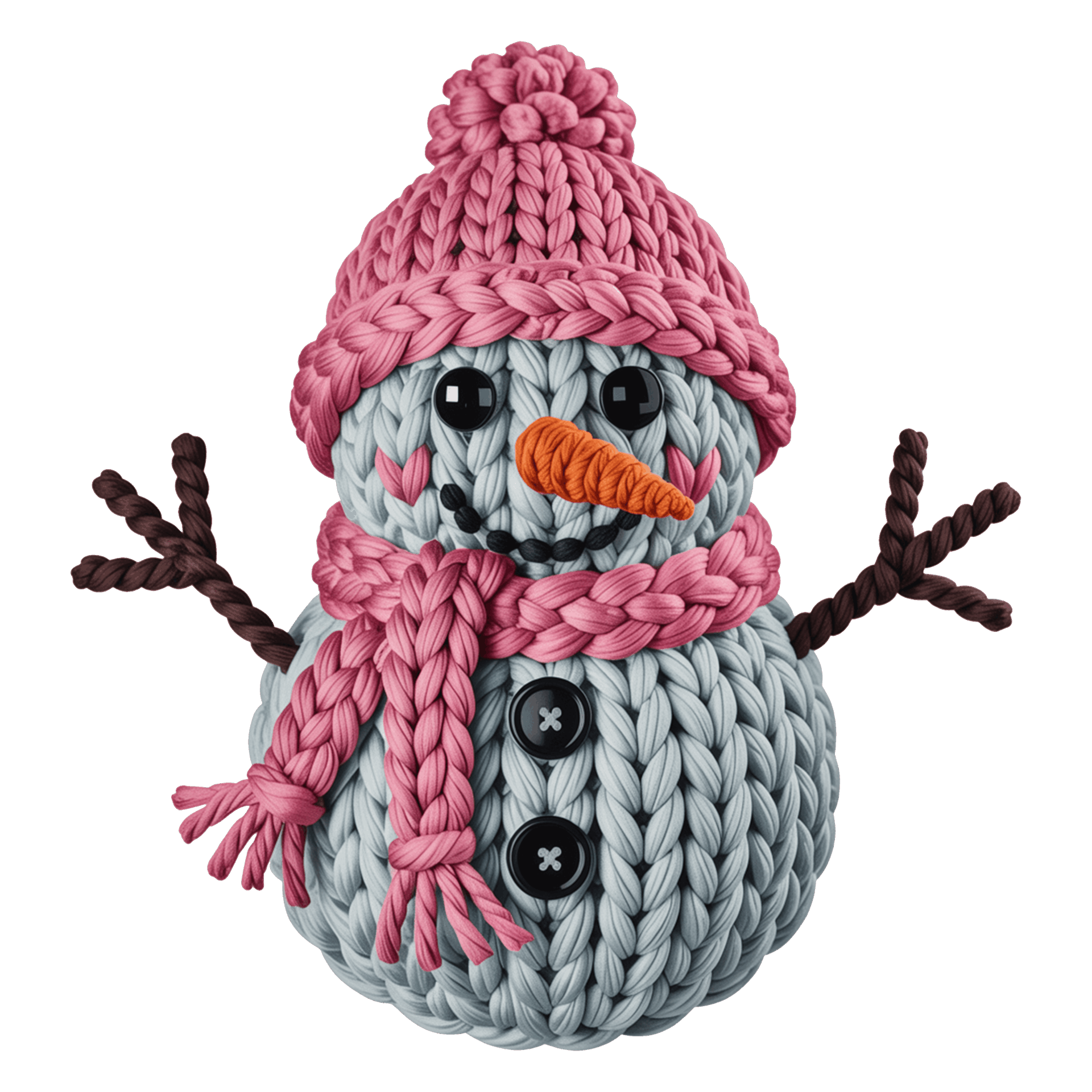 DTF Design kant en klaar –Christmas Crochet CH0016