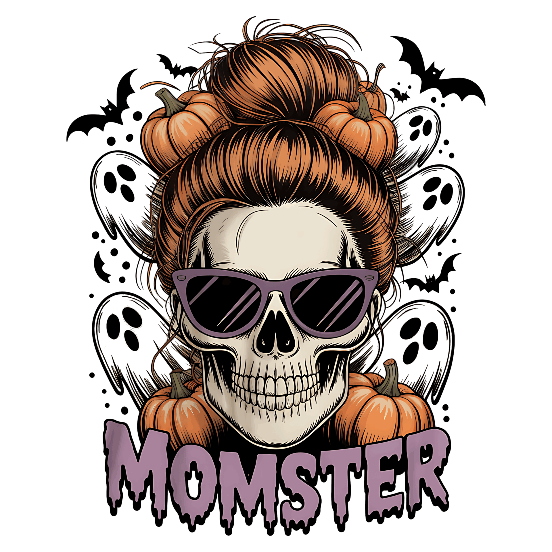 DTF Design kant en klaar – Momster S0007