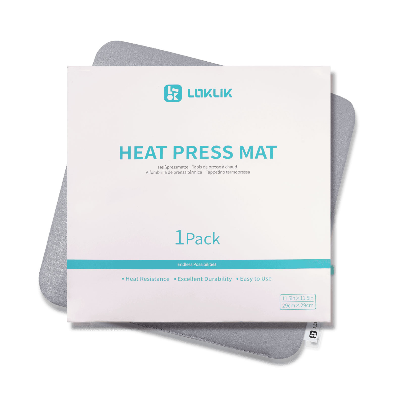 LOKLiK  Heat Press Mat 29.21 x 29.21 cm