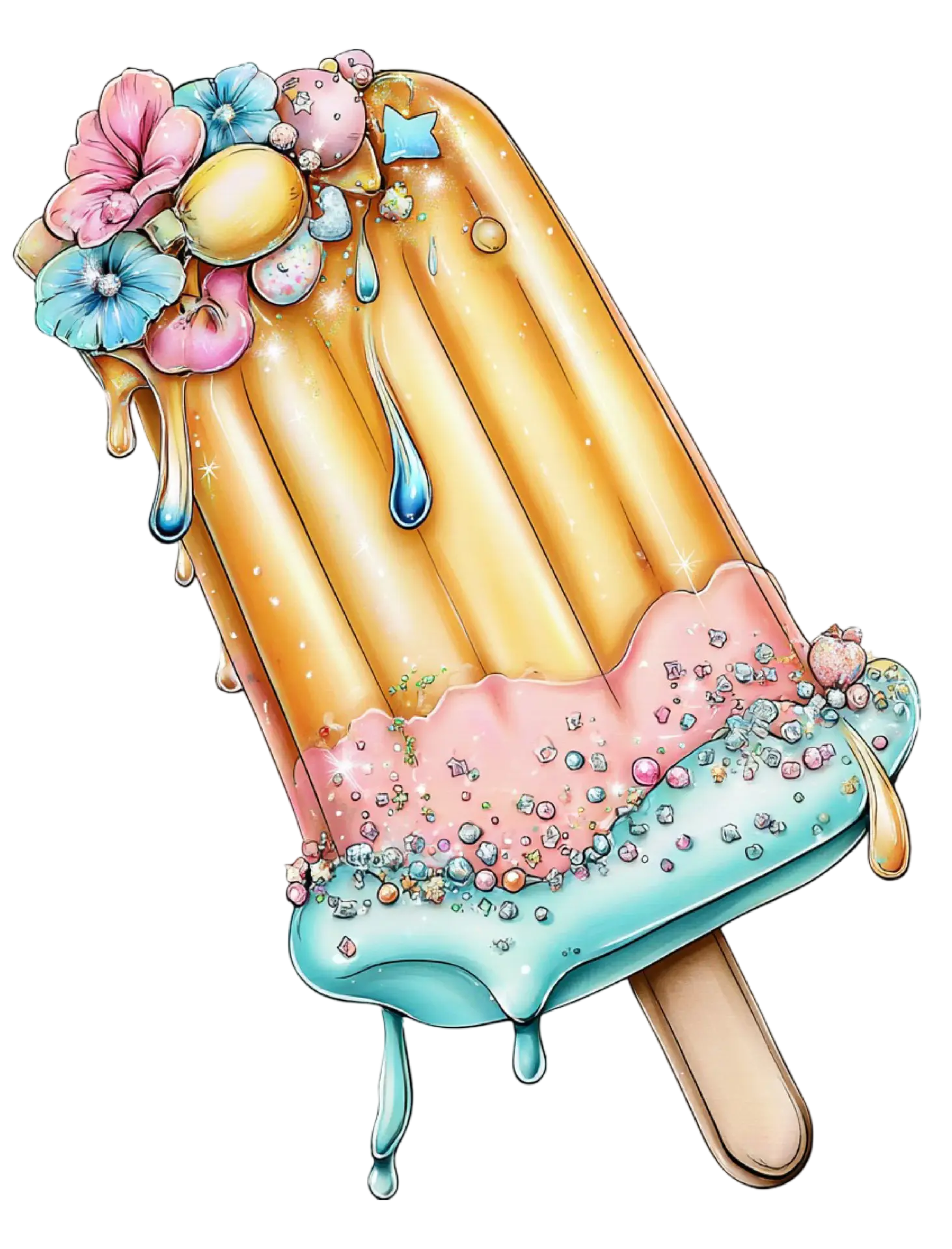 DTF Design kant en klaar – Zomer ijsje Z0004