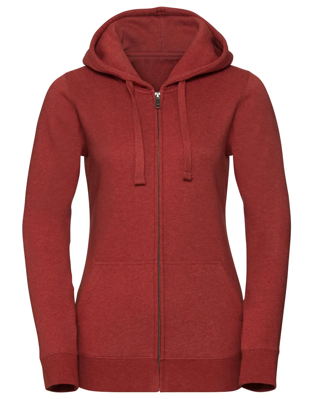 Russell  Ladies’ Authentic Melange Zipped Hood Sweat