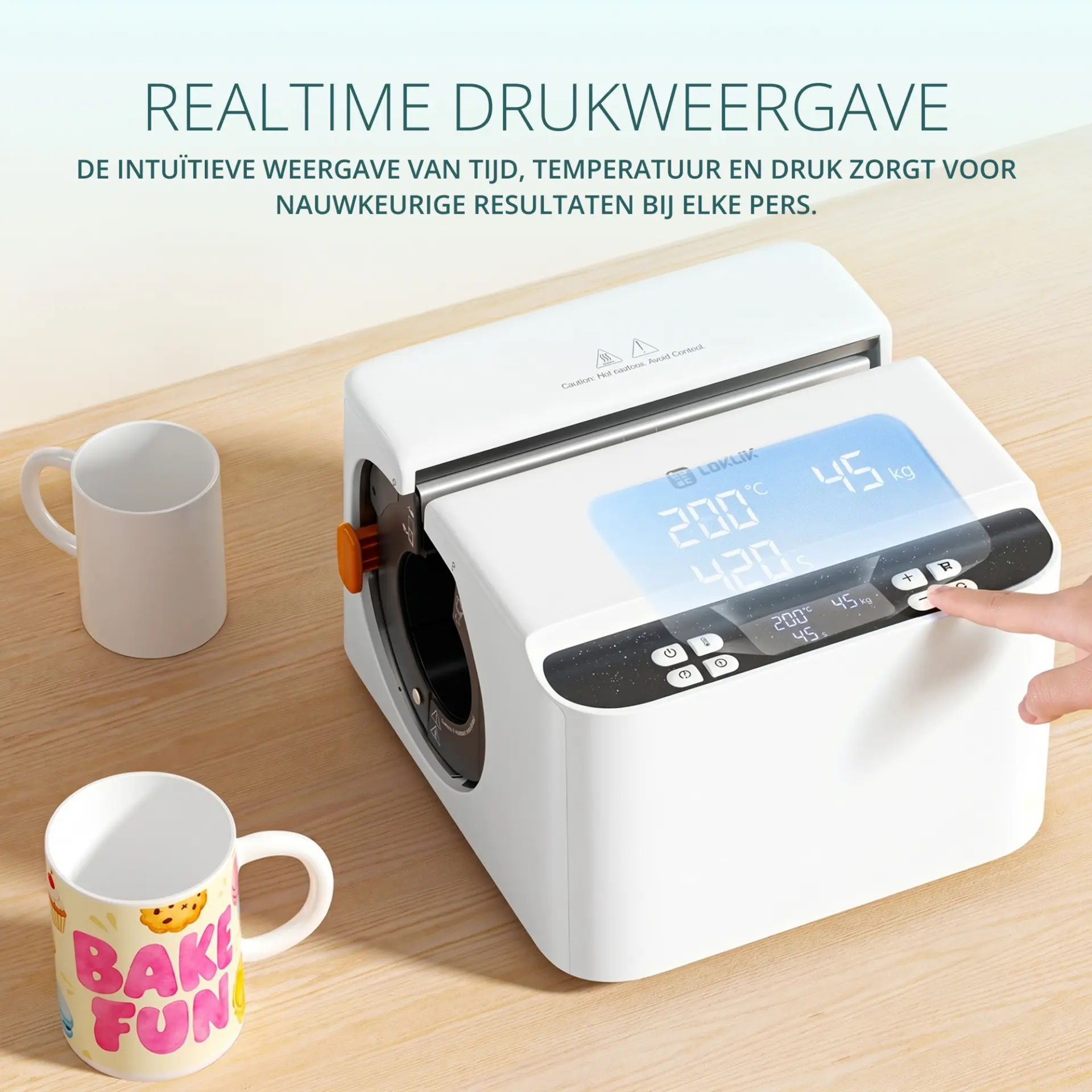 LOKLiK Auto Mug Heat Press - Afbeelding 2