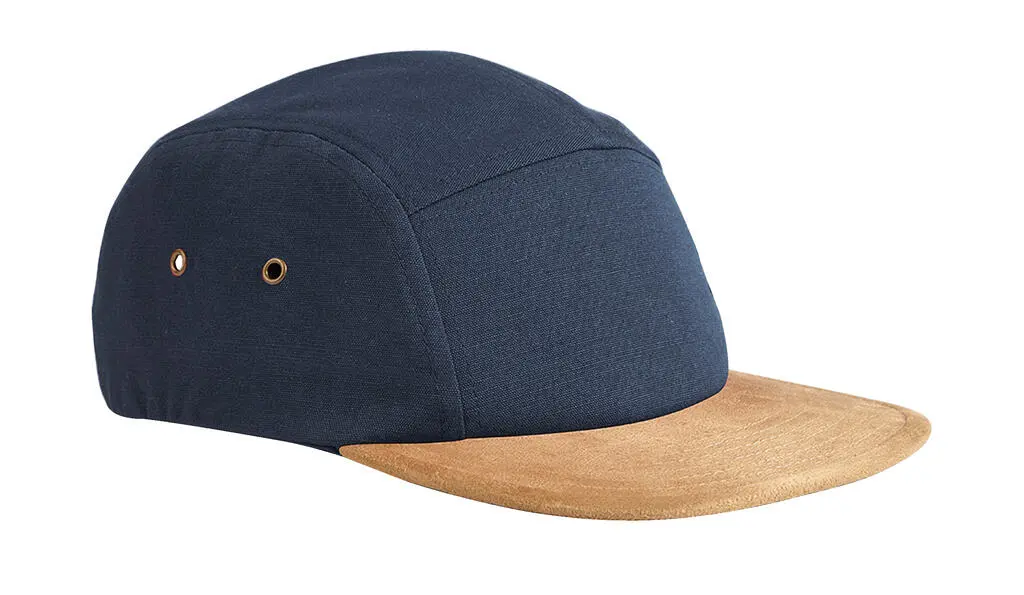 Beechfield Suede Peak 5 Panel Cap
