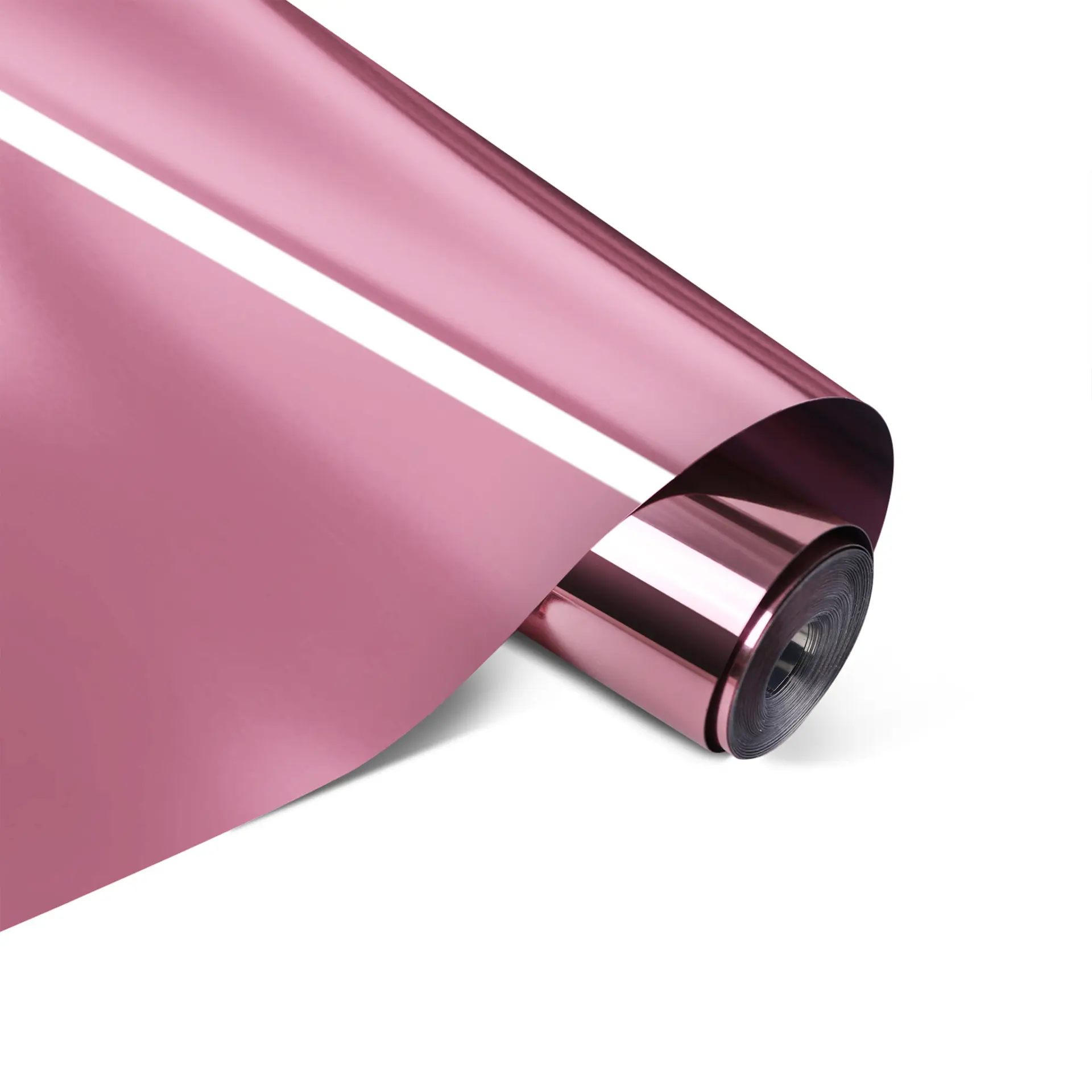 Permanent Adhesive Vinyl Mirror Metallic –  Rose Gold – 30.5 x 180 cm