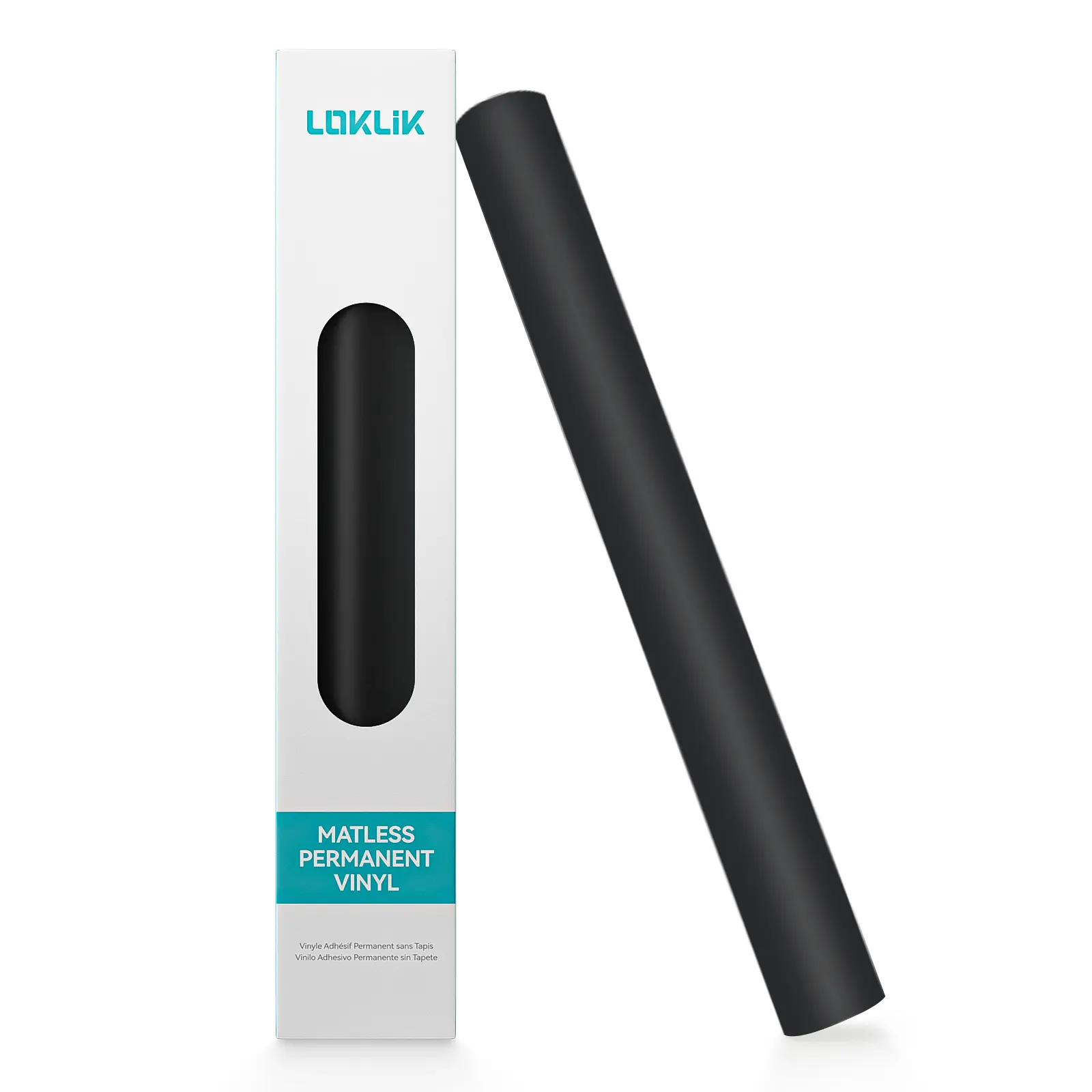 LOKLiK Permanent Adhesive Vinyl – Matte Black – 33 x 305 cm