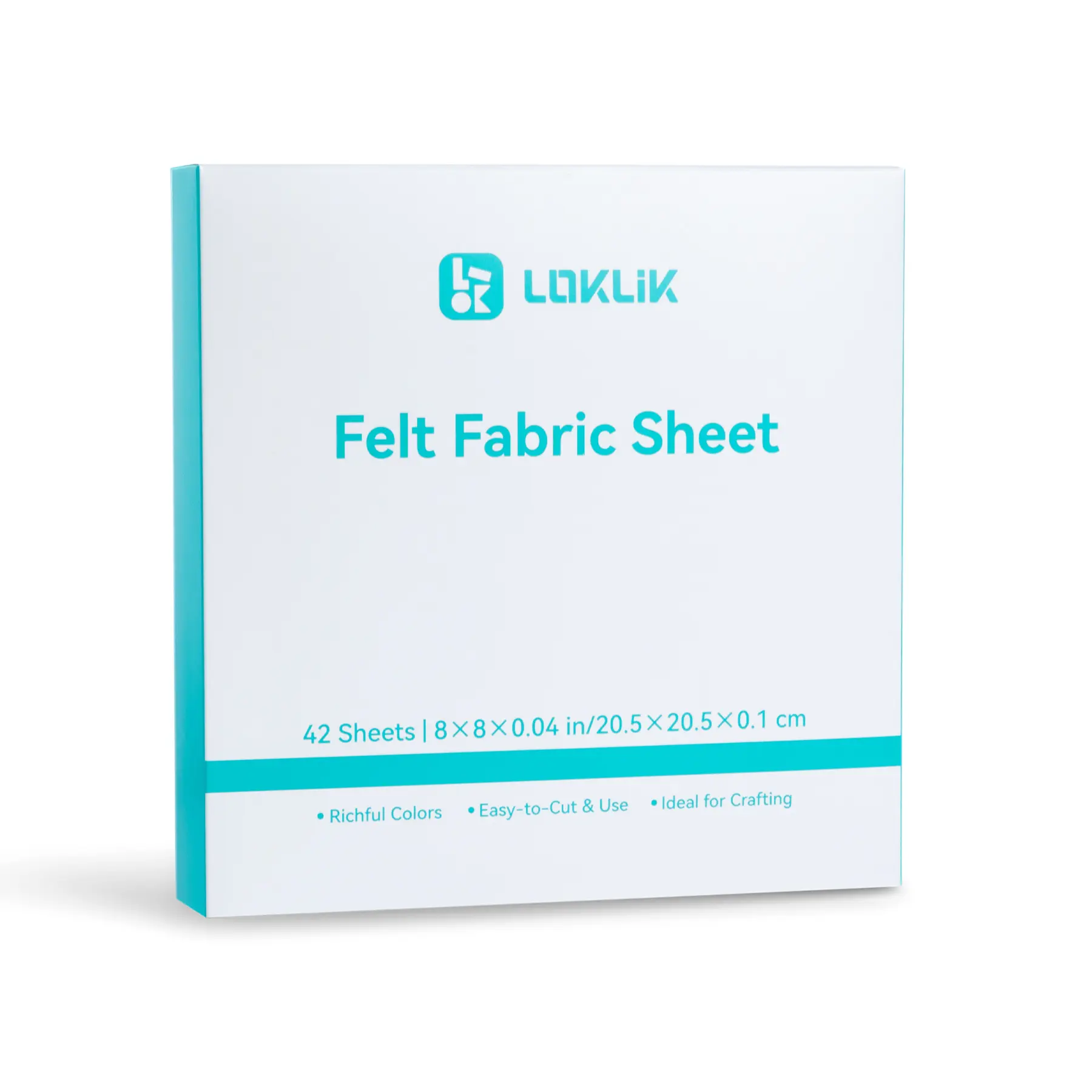 LOKLiK Felt Sheet Bundle 1.0 mm - Mixed Colours - 42 pack - Afbeelding 6