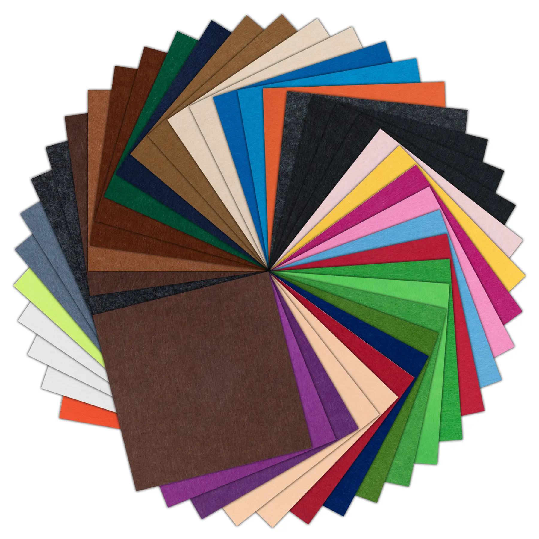 LOKLiK Felt Sheet Bundle 1.0 mm – Mixed Colours – 42 pack