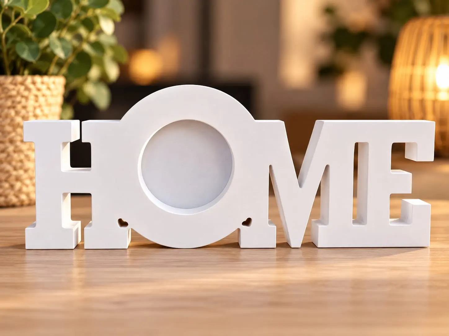 Sublimatie Houten Home met sublimatie plaatje